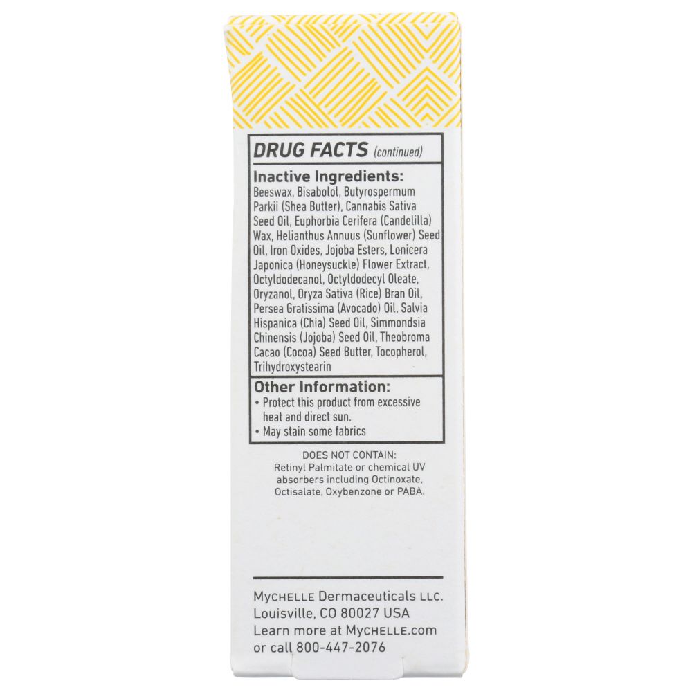 MYCHELLE DERMACEUTICALS: Sun Shield Stick Spf50, 0.52 oz