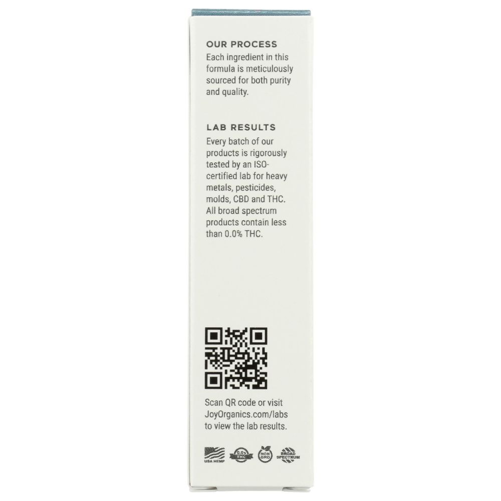 JOY ORGANICS: Organic CBD Salve Stick Unscented, 0.5 oz