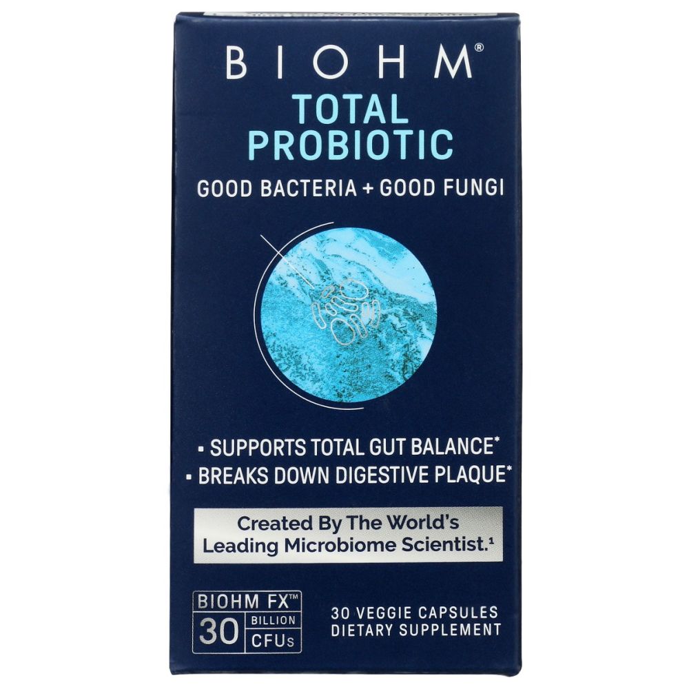 BIOHM: Total Gut Probiotic Supplement, 30 vc